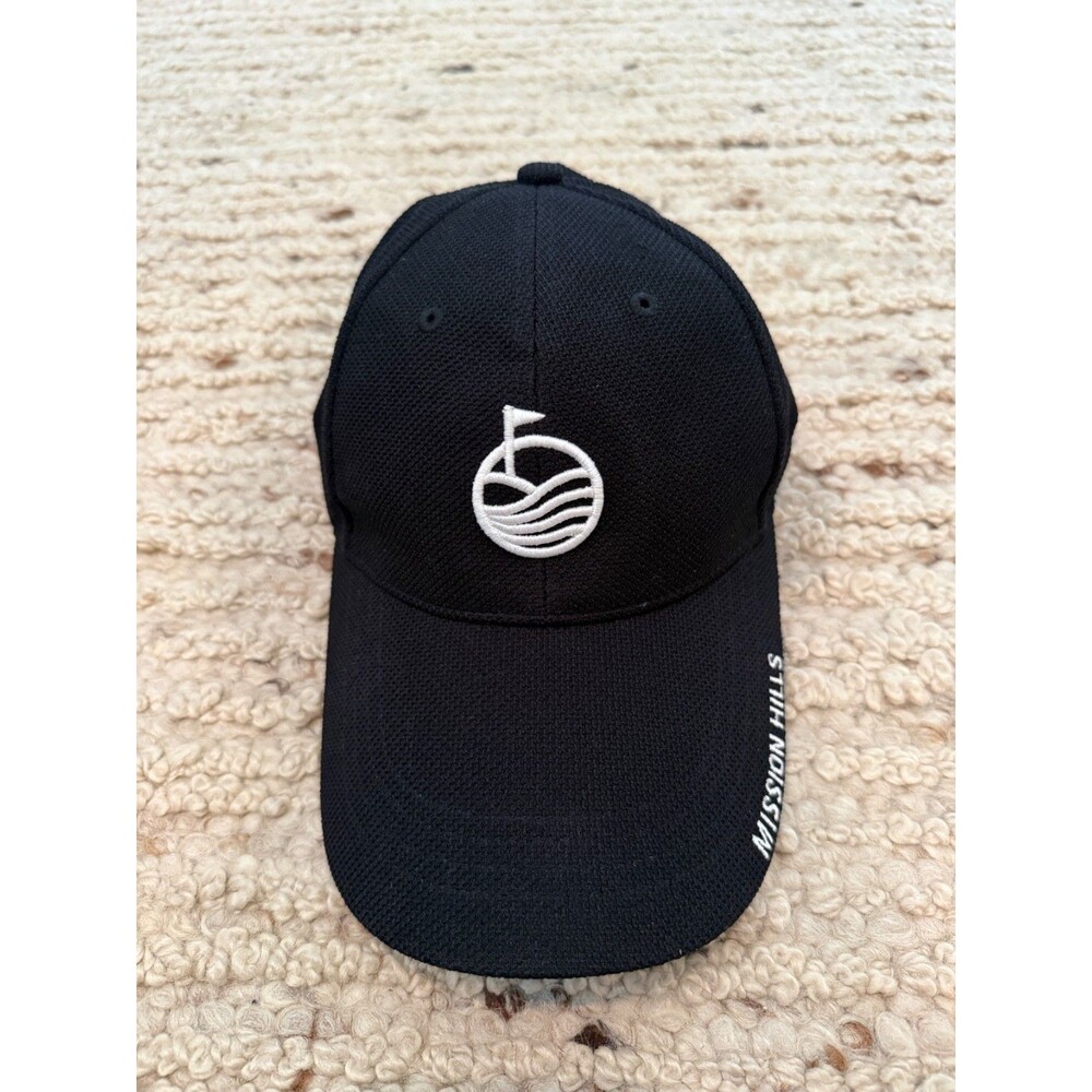Mission Hills Golf Club China Black Adjustable Hat Cap New With Tags 216 Holes